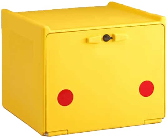 Pizzabox gelb