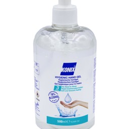 Konix hygiene gel met pomp